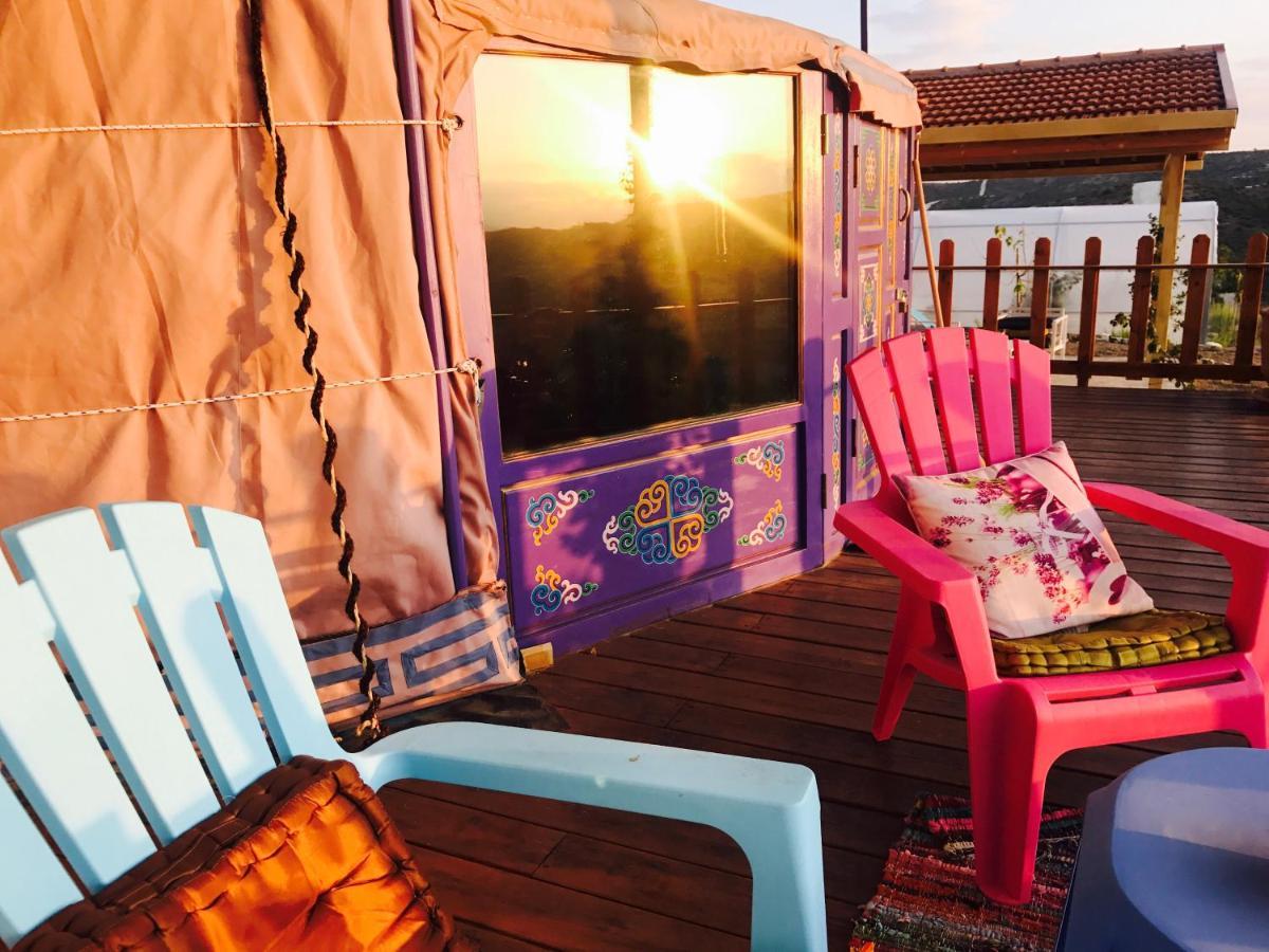 Exclusive Nirvana Yurts Glamping Kato Drys Exterior photo